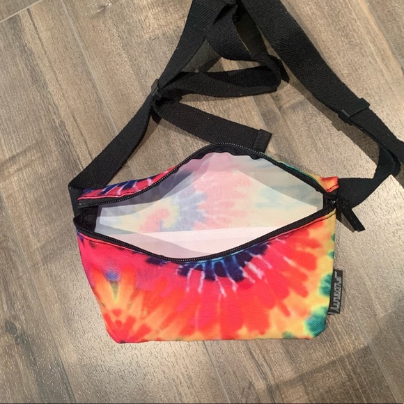 Rainbow Tie Dye Print Fanny Pack Waist Bag - Picture 7 of 10